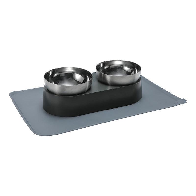 Stylish Stainless Steel Pet Feeder-3