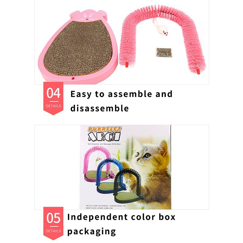 Cat Scratcher Mat Pet Climbing Toys Thicker Corrugated Paper Cats Board Scratching Post Mat Claws Care Supplies for Cat Pet Toys-4